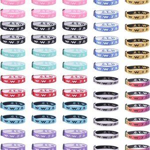 WWJD Bracelets Set Christian Gifts Adjustable Wristbands Bulk For Men Women